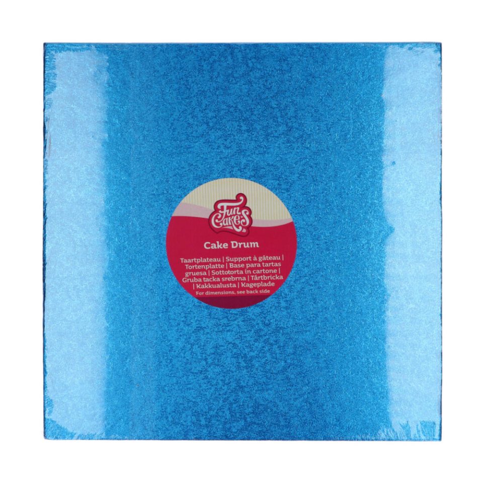 FunCakes cake drum Square Blue 30,5 cm
