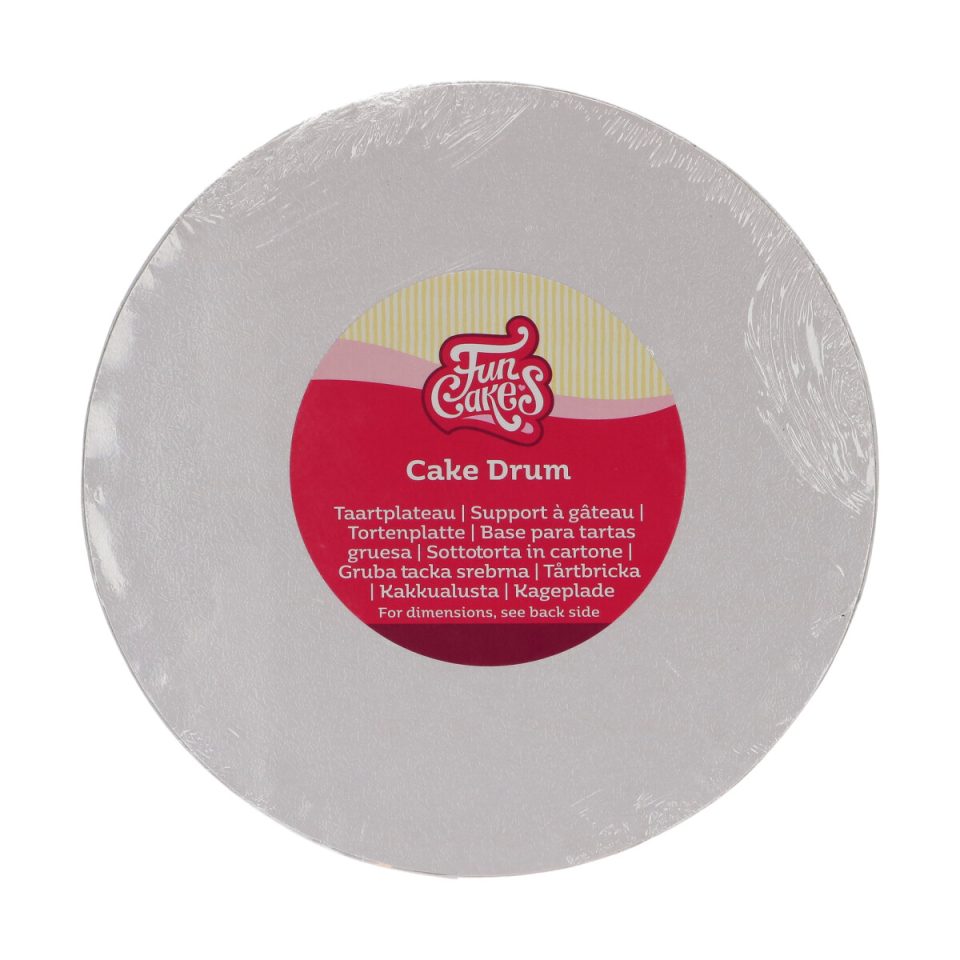 FunCakes cake drum rond White Ø20 cm