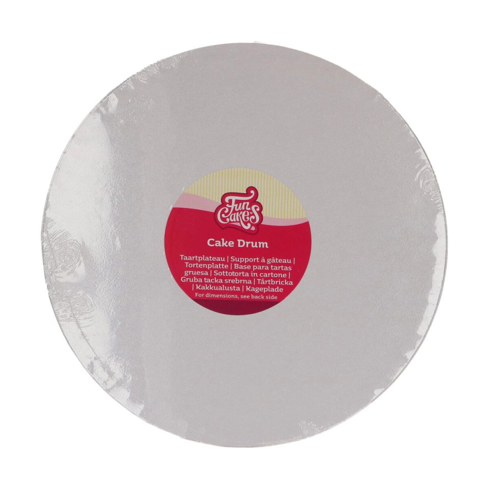 FunCakes cake drum rond White Ø27,5 cm