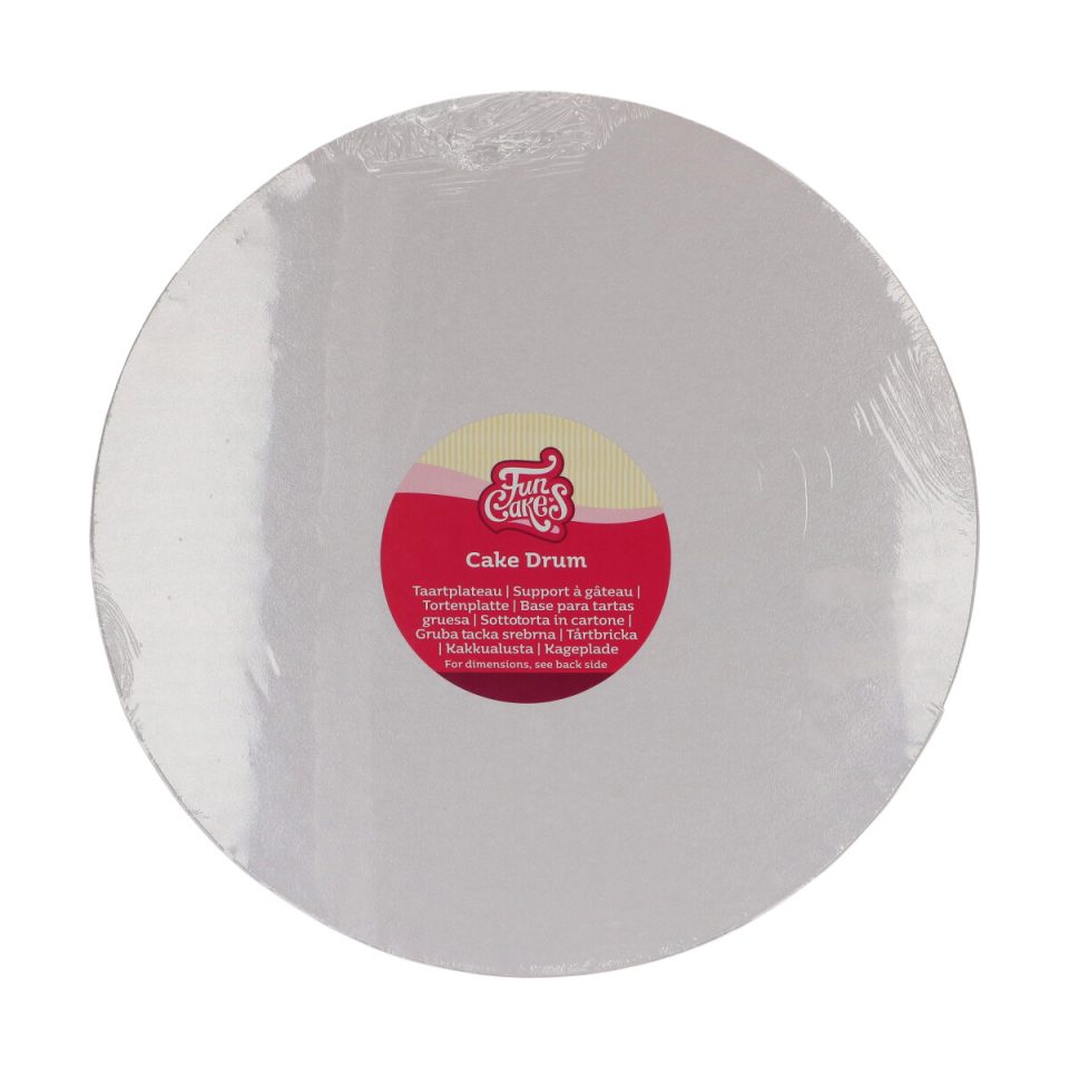 FunCakes cake drum rond White Ø30,5 cm