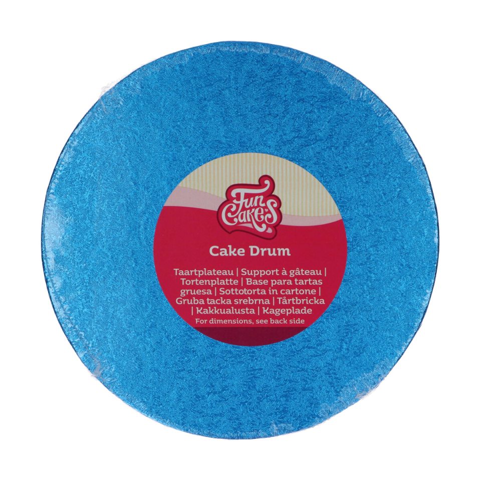 FunCakes cake drum rond Blue Ø20 cm