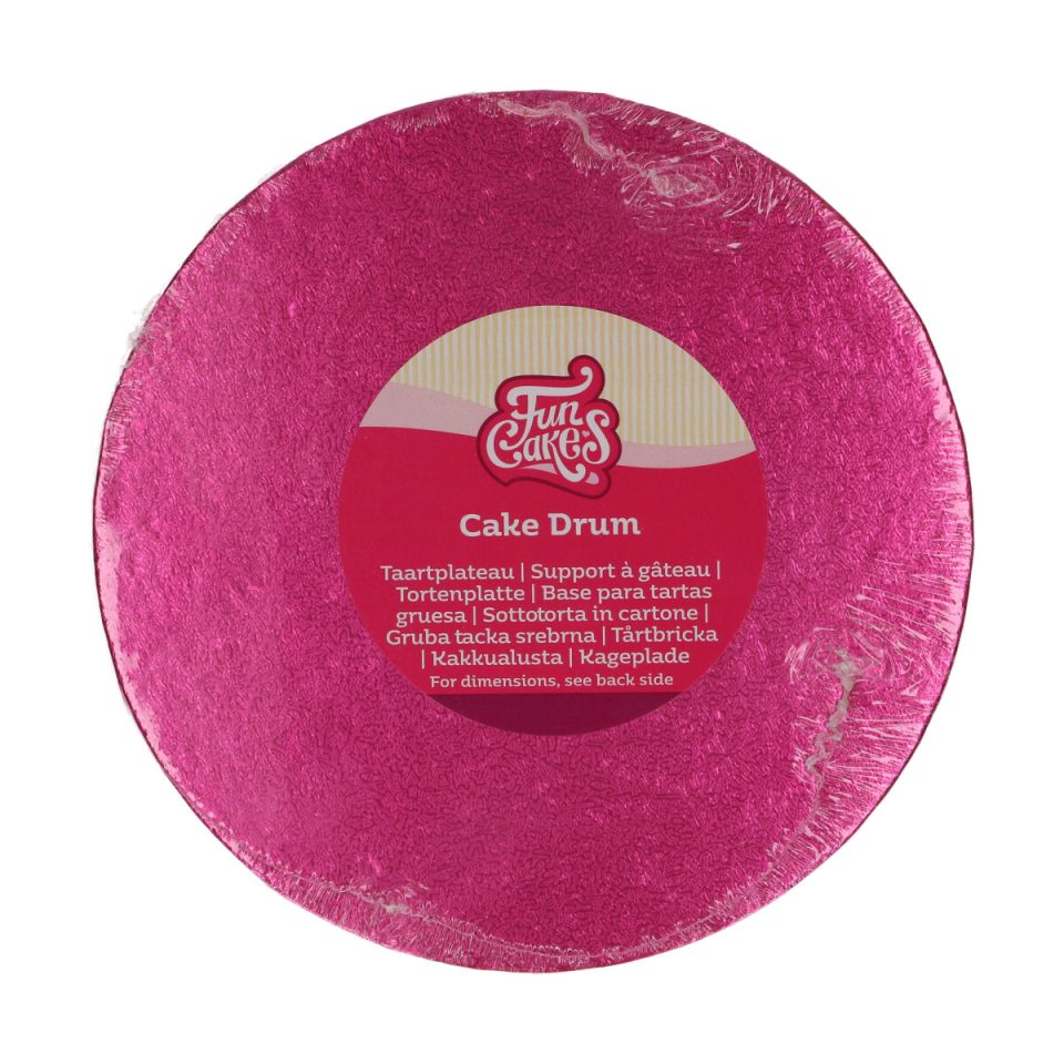 FunCakes cake drum rond Cerise Ø20 cm