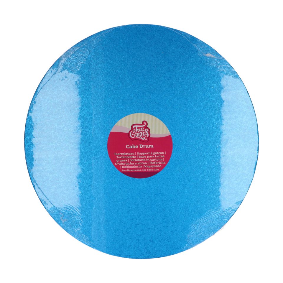 FunCakes cake drum rond Blue Ø35,5 cm