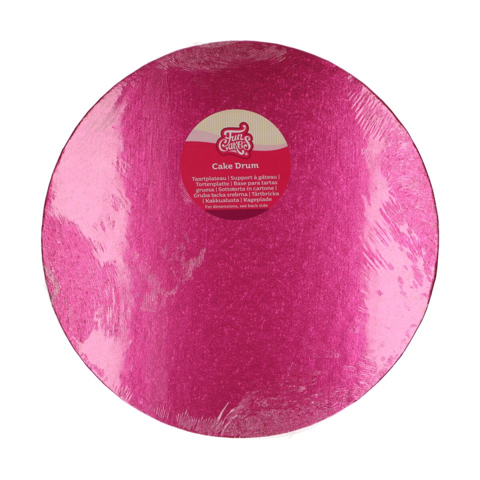 FunCakes cake drum rond Cerise Ø35,5 cm