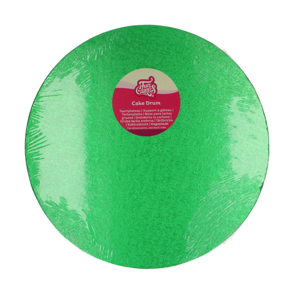 FunCakes cake drum rond Green Ø35,5 cm