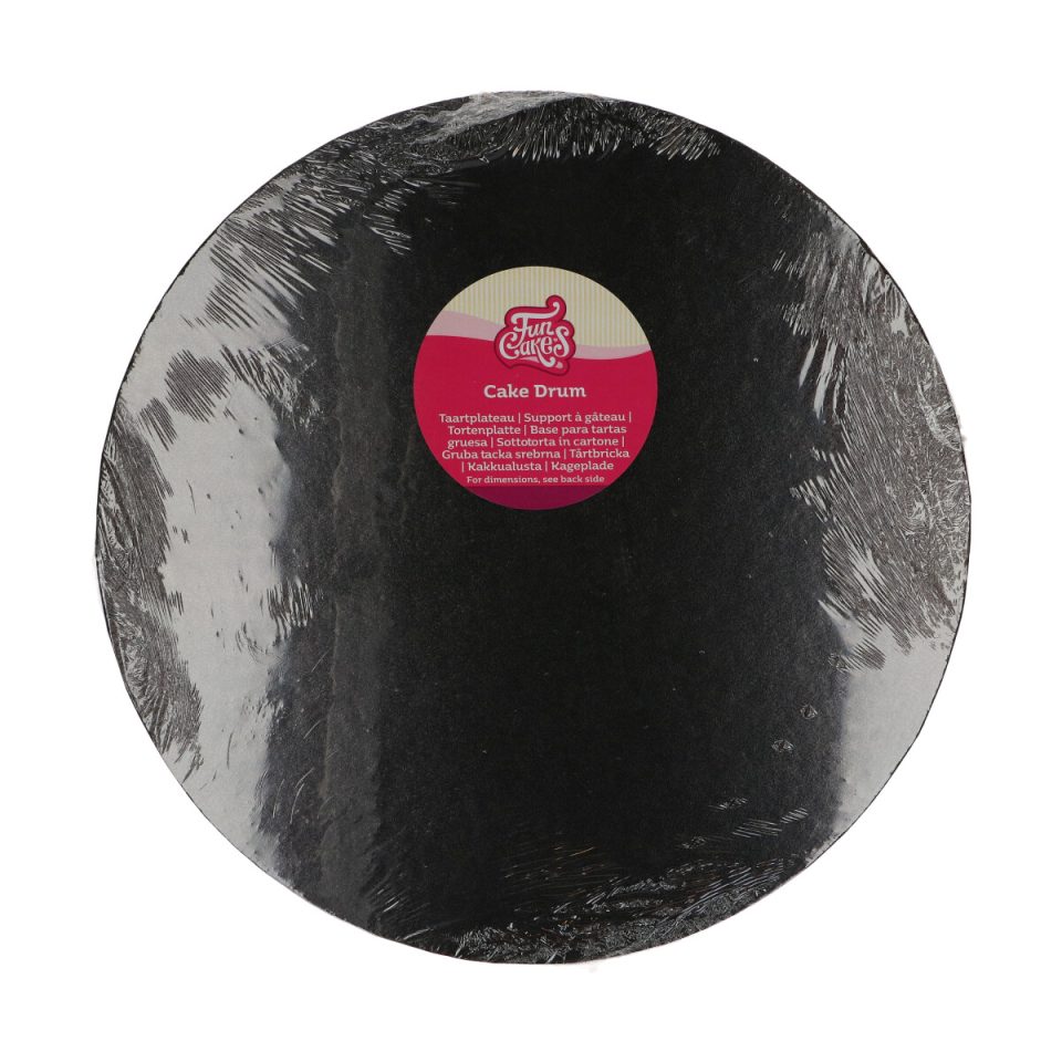 FunCakes cake drum rond Black Ø35,5 cm