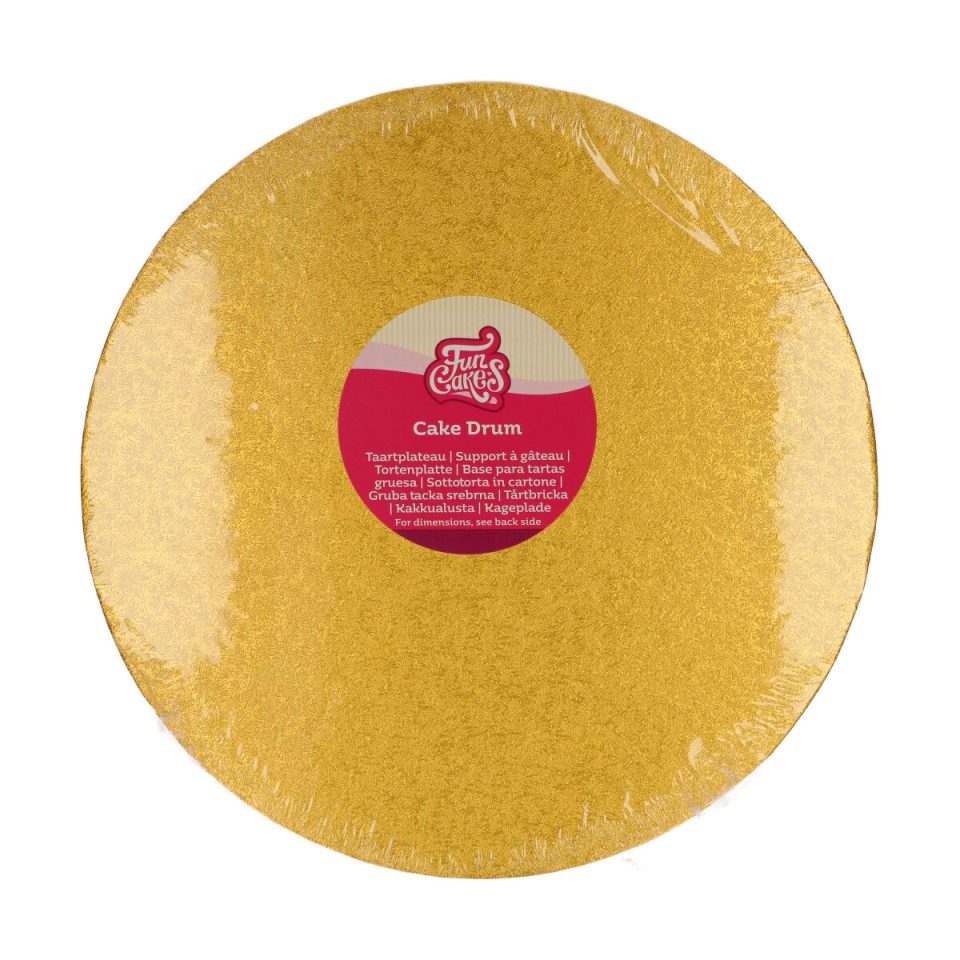 FunCakes cake drum rond Gold Ø30,5 cm