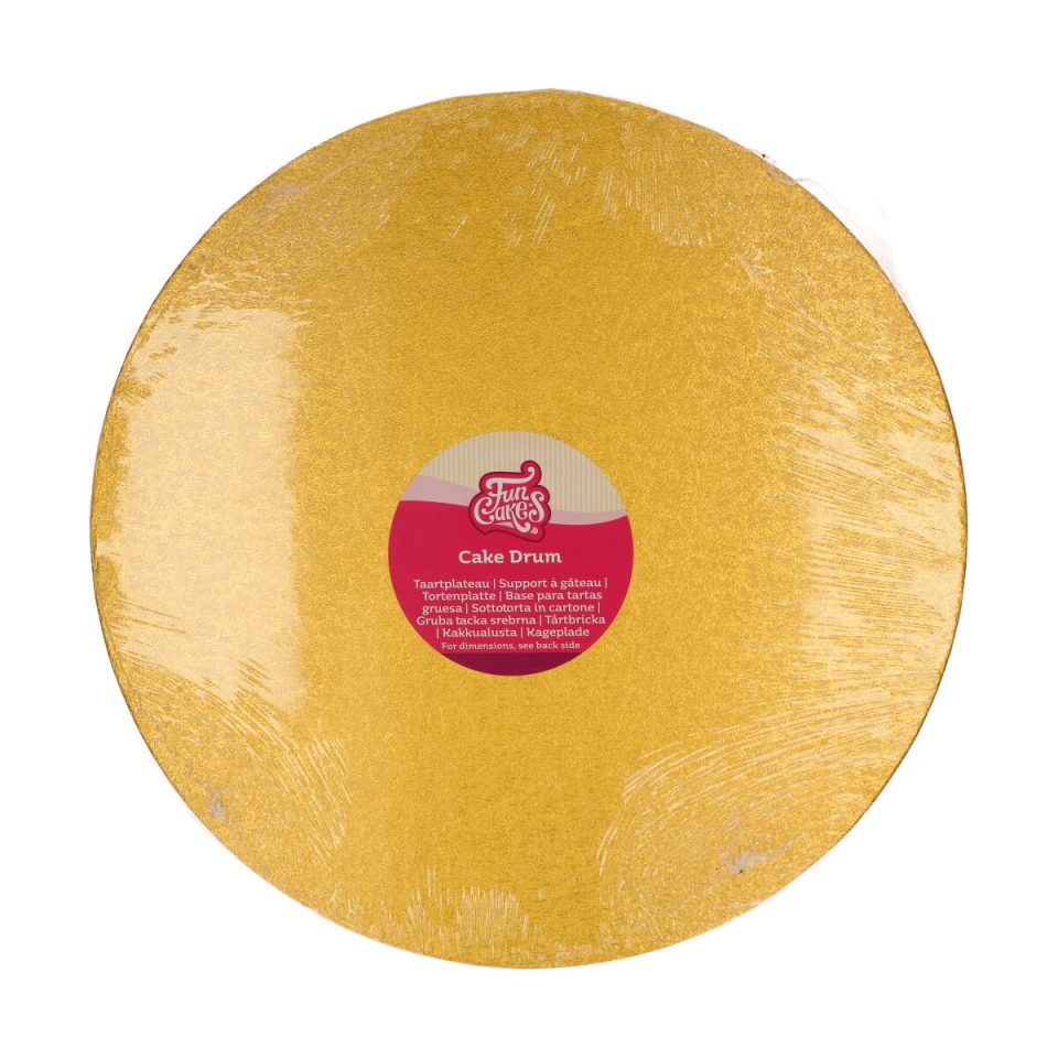 FunCakes cake drum rond Gold Ø35,5 cm