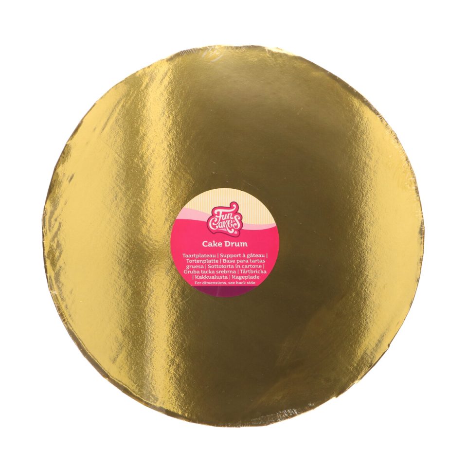 FunCakes cake drum rond Gold Ø35 cm 20 mm