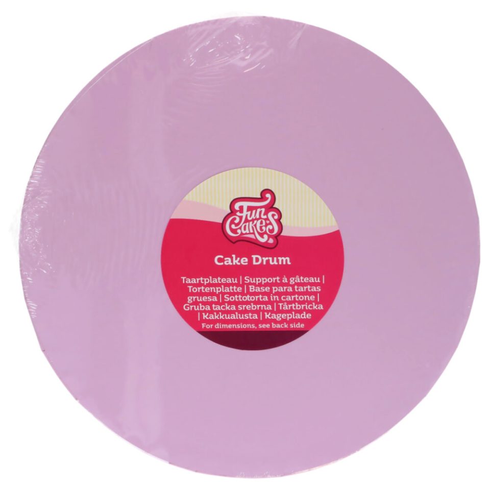 FunCakes cake drum Round Pastel Purple Ø25 cm