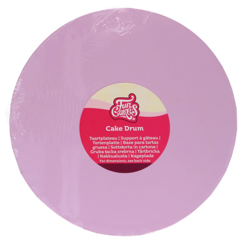 FunCakes cake drum rond Pastel Purple Ø30 cm
