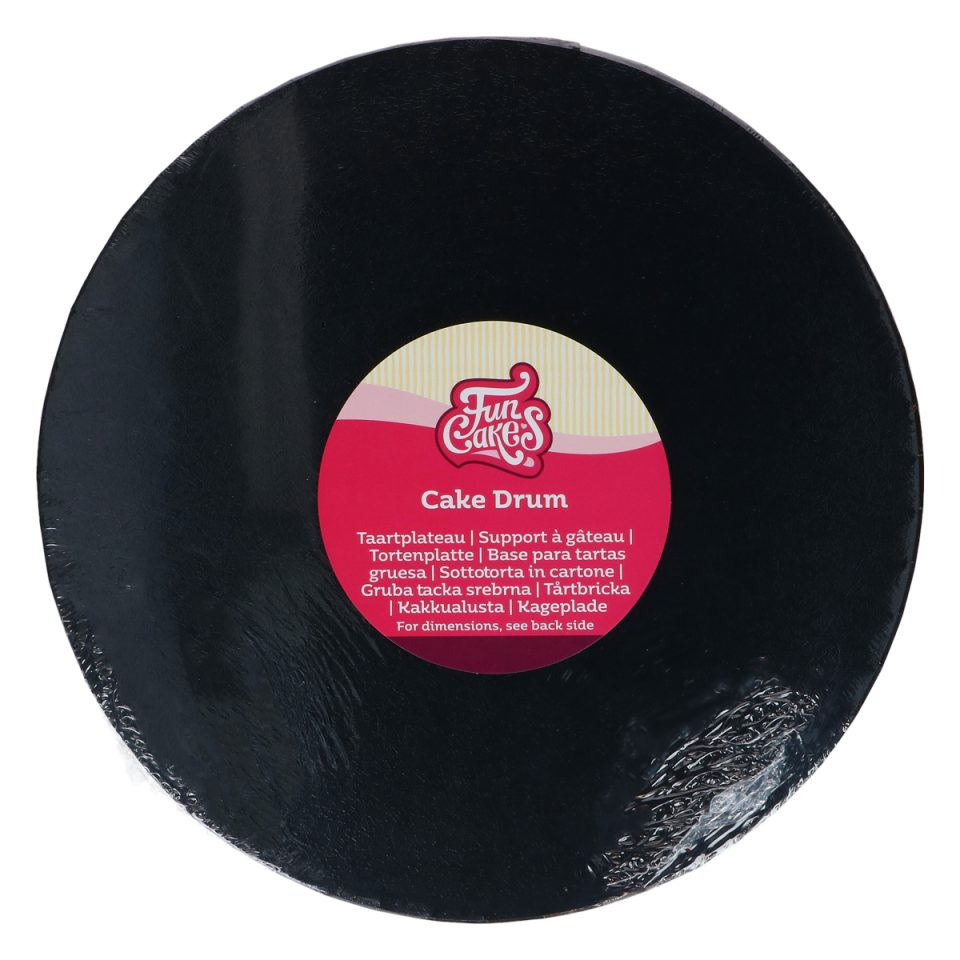FunCakes cake drum rond Black Ø50,5 cm