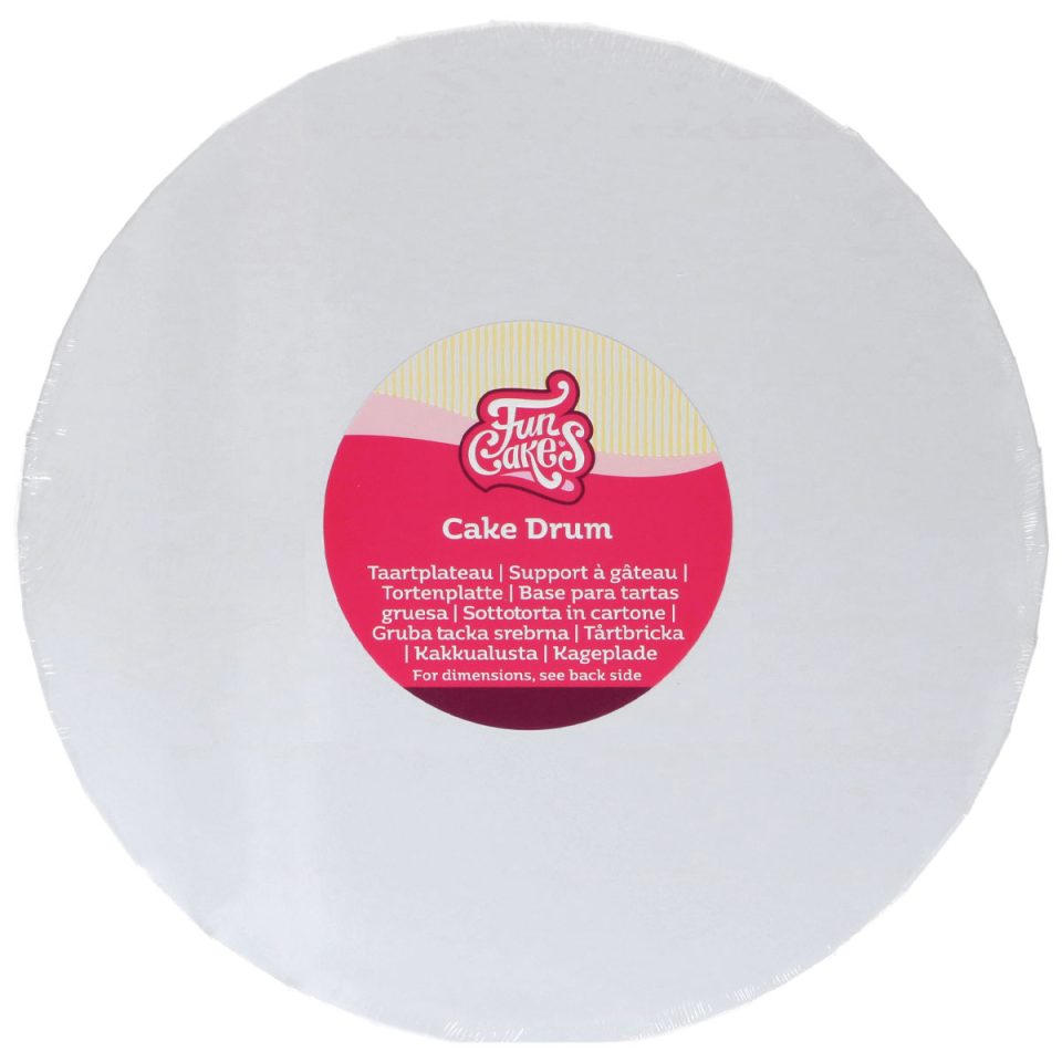 FunCakes cake drum rond Ø35 cm White 20 mm