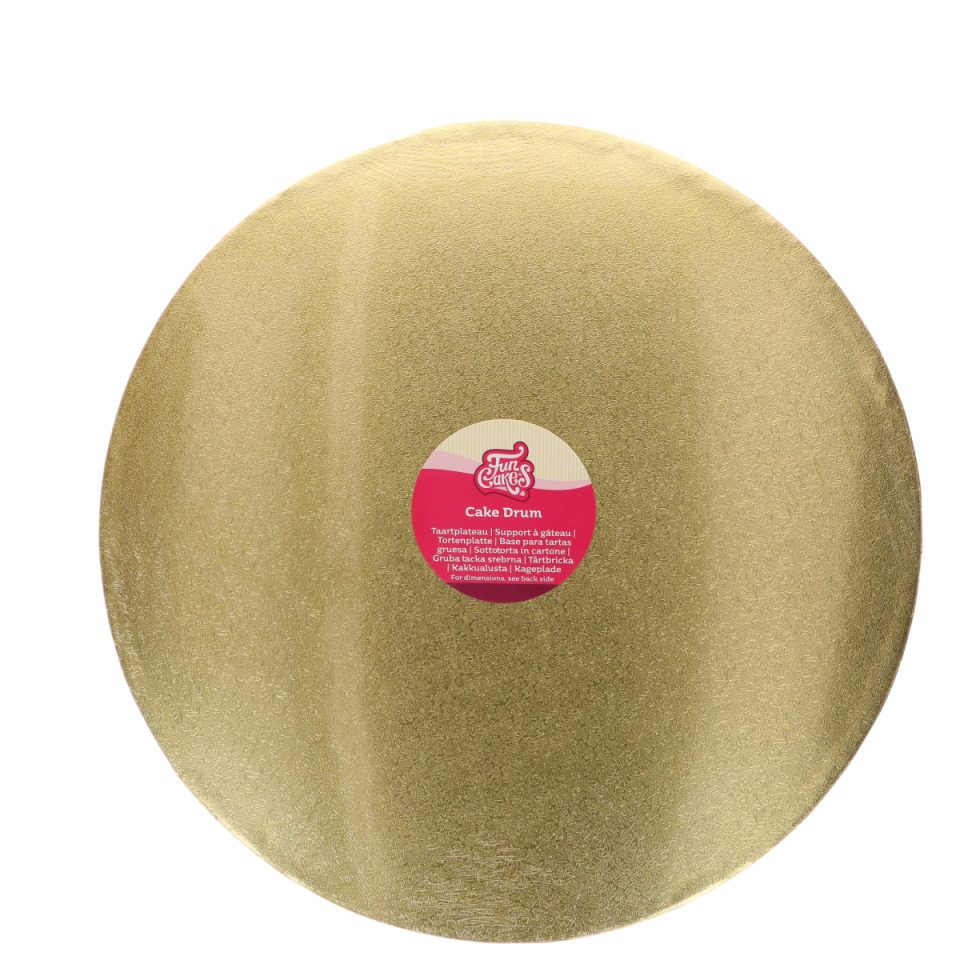 FunCakes cake drum rond Gold Ø45 cm