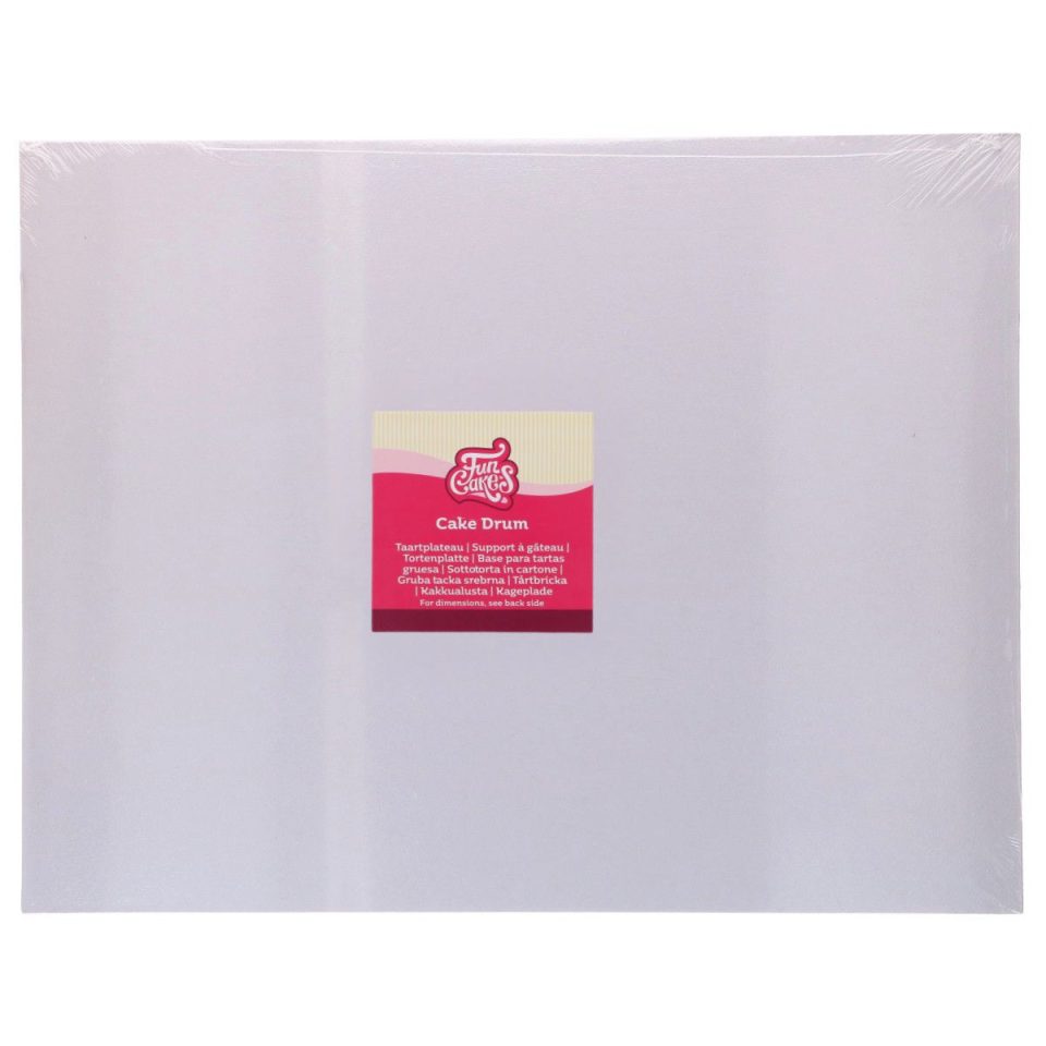 FunCakes cake drum rechthoekig White 45x35 cm