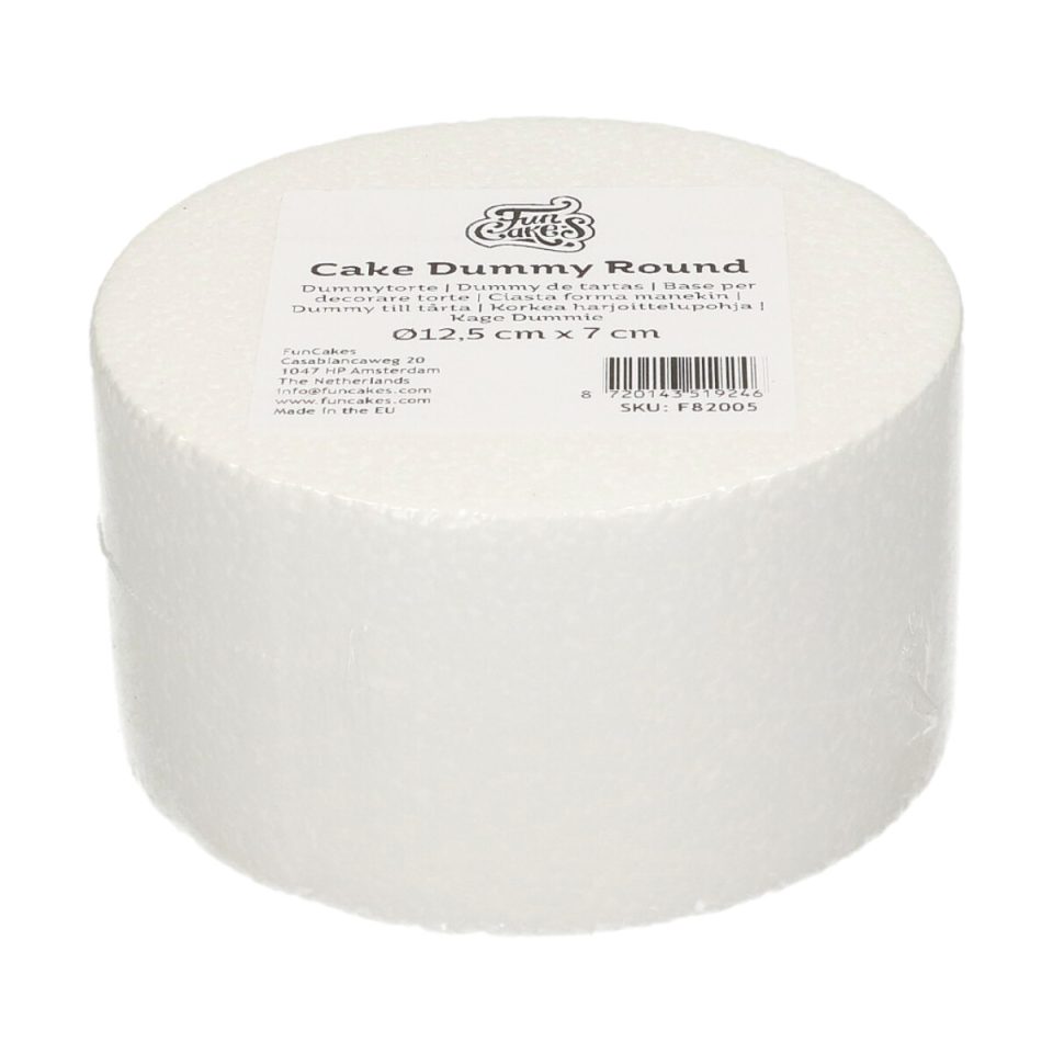 FunCakes taartdummy rond Ø12,5x7 cm