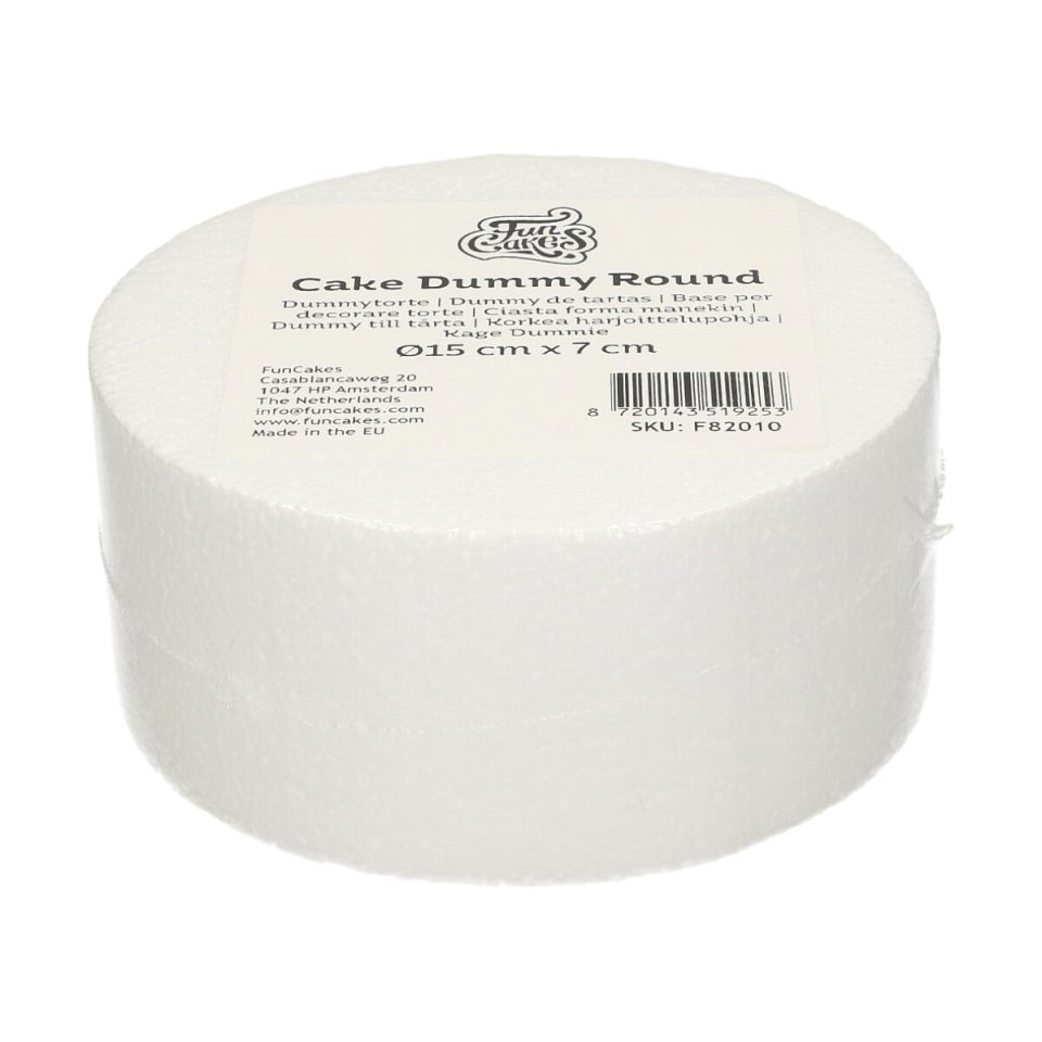 FunCakes taartdummy rond Ø15x7 cm