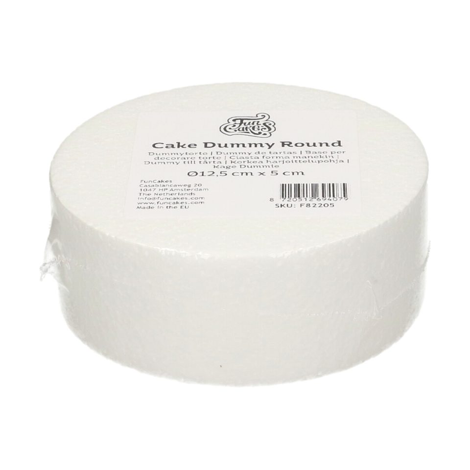 FunCakes taartdummy rond Ø12,5x5 cm