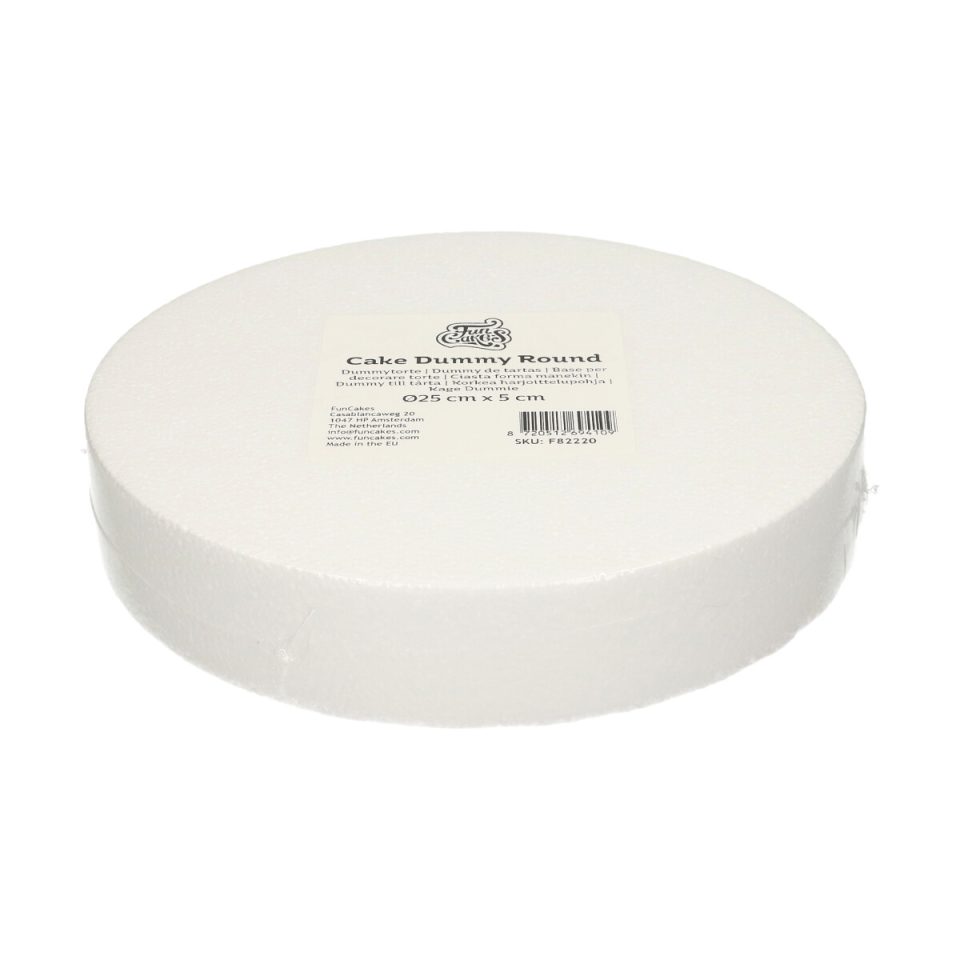 FunCakes taartdummy rond Ø25x5 cm