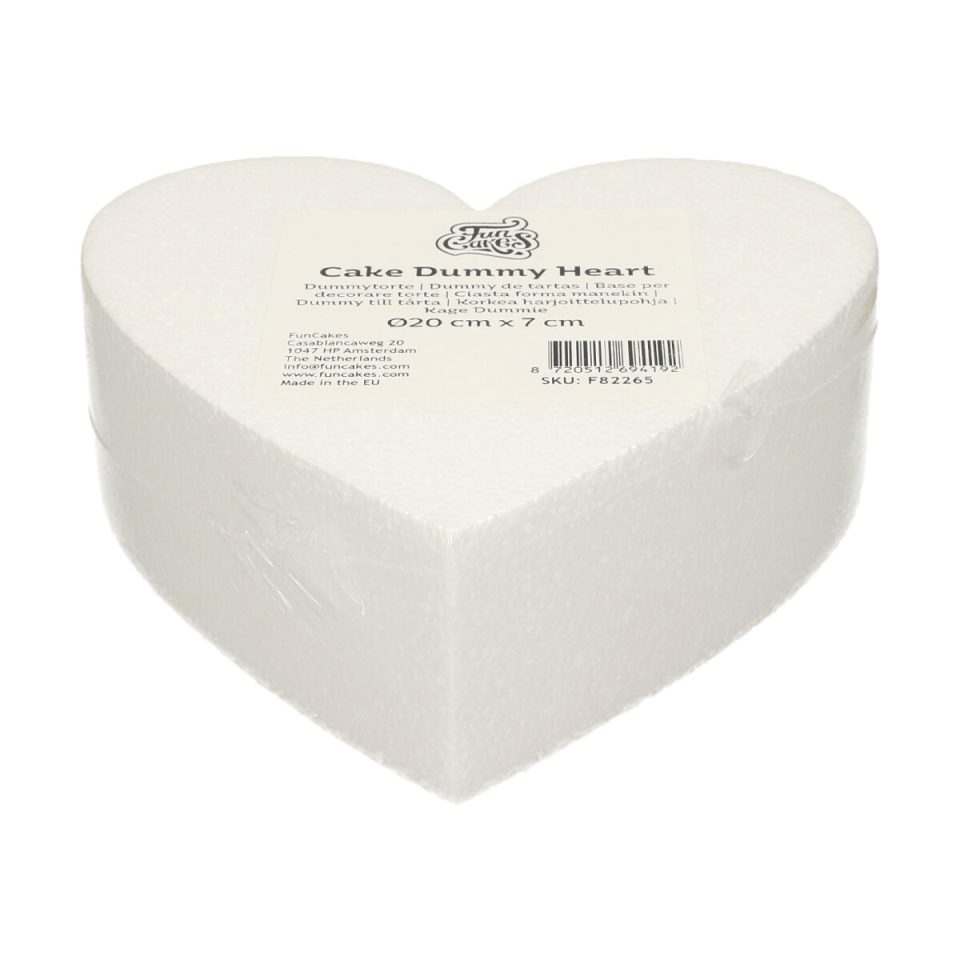 FunCakes taartdummy hart Ø20x7 cm