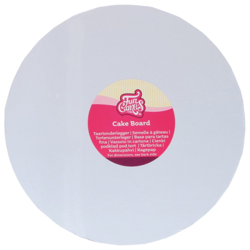 FunCakes cakeboard rond White Ø30 cm