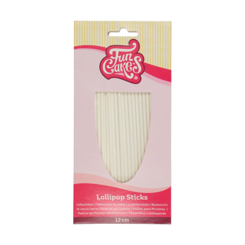 FunCakes lollystokjes 12 cm 50 stuks