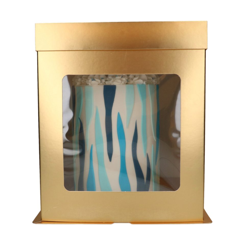 FunCakes Tall taartdoos Gold 30,4x30,4x34,5 cm