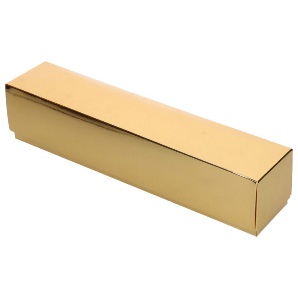 FunCakes Log Pastry Box Gold 32x6x6 cm 10 stuks