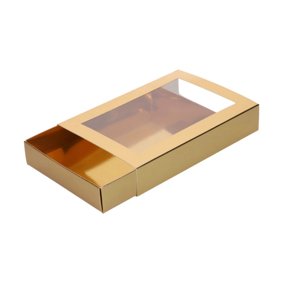 FunCakes Treat & Letter Box Gold 20x14x3,5 cm 10 stuks