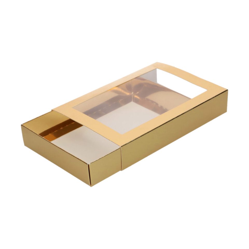 FunCakes Treat & Letter Box Gold/White 20x14x3,5 cm 10 stuks