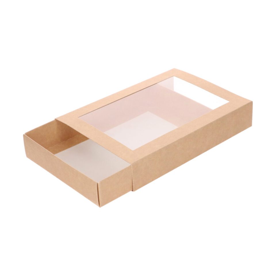 FunCakes Treat & Letter Box Kraft/White 20x14x3,5 cm 10 stuks