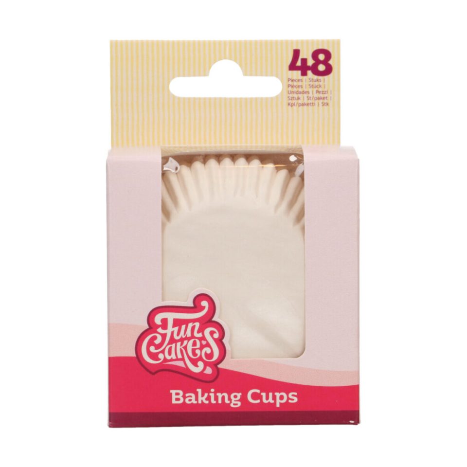FunCakes cupcakevormpjes White 48 stuks