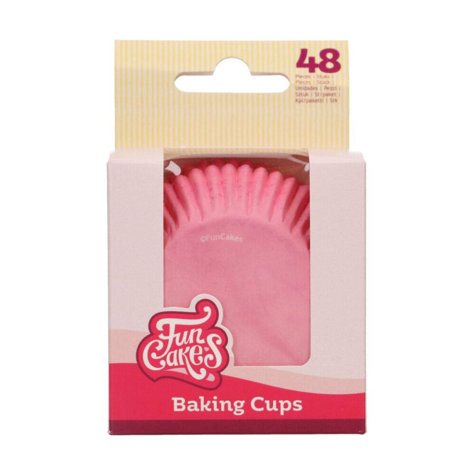 FunCakes cupcakevormpjes Light Pink 48 stuks