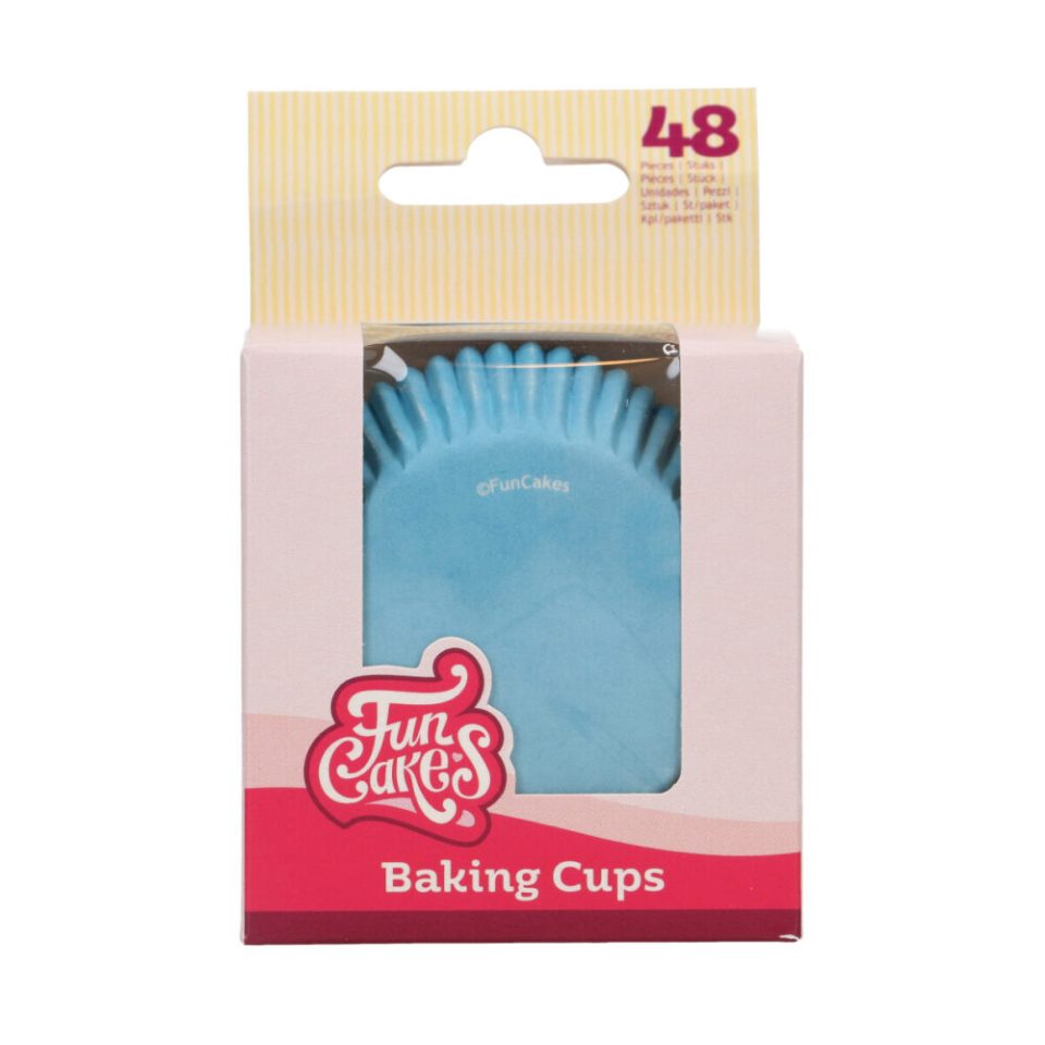 FunCakes cupcakevormpjes Light Blue 48 stuks