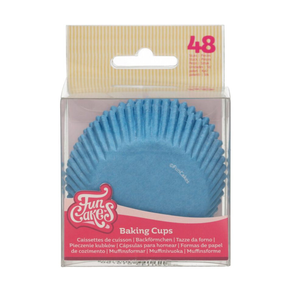 FunCakes cupcakevormpjes Royal Blue 48 stuks