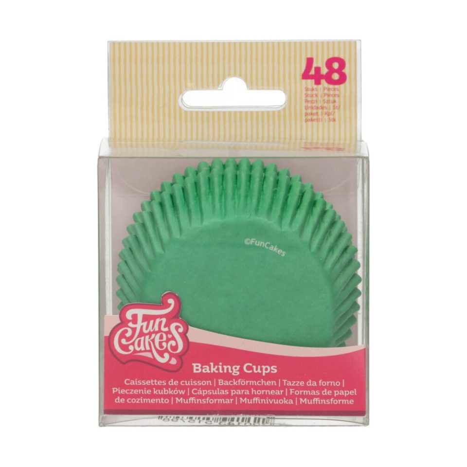 FunCakes cupcakevormpjes Grass Green 48 stuks