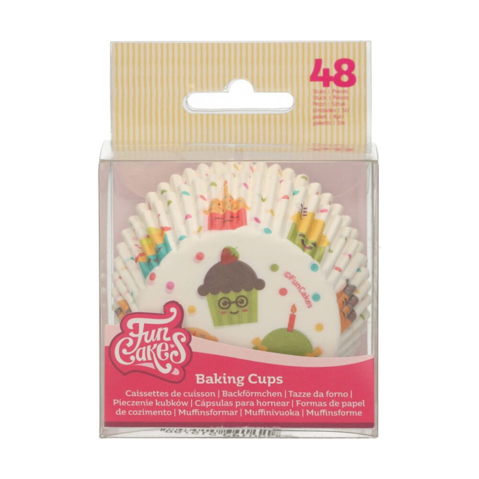 FunCakes cupcakevormpjes Cupcake Party 48 stuks
