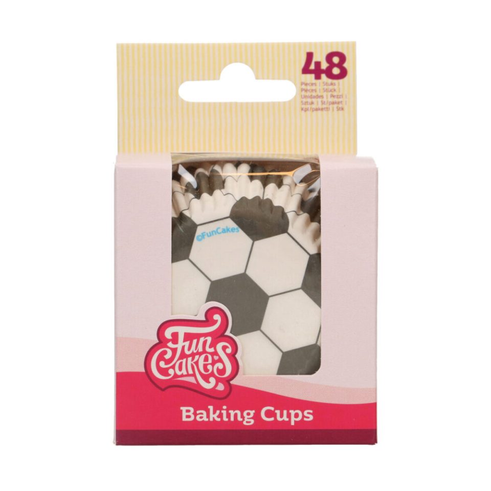 FunCakes cupcakevormpjes Football 48 stuks