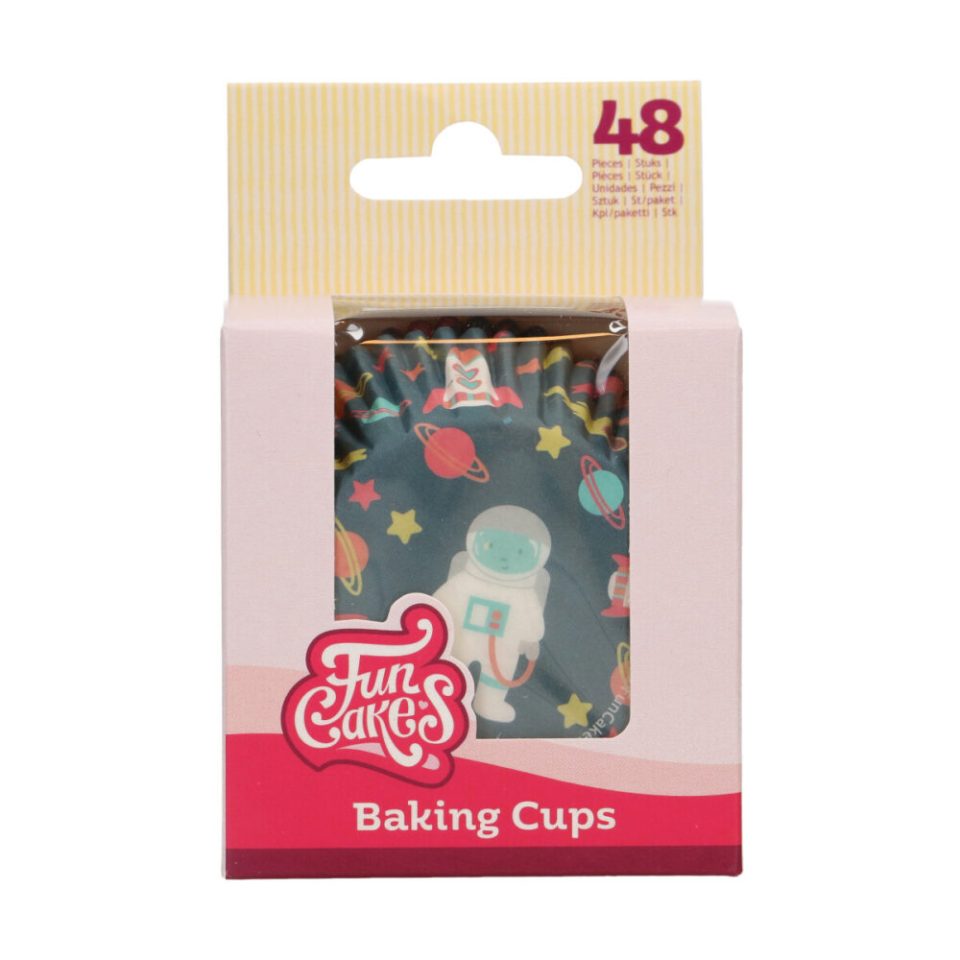 FunCakes cupcakevormpjes Space 48 stuks