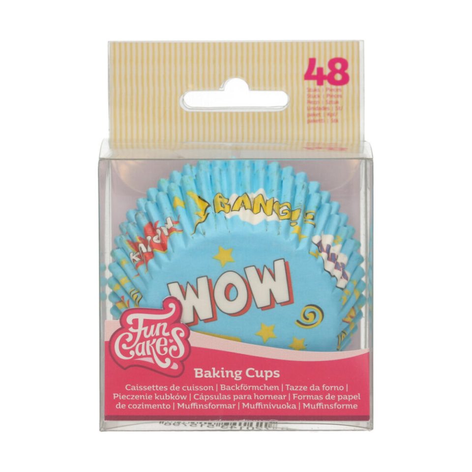 FunCakes cupcakevormpjes Super Heroes 48 stuks