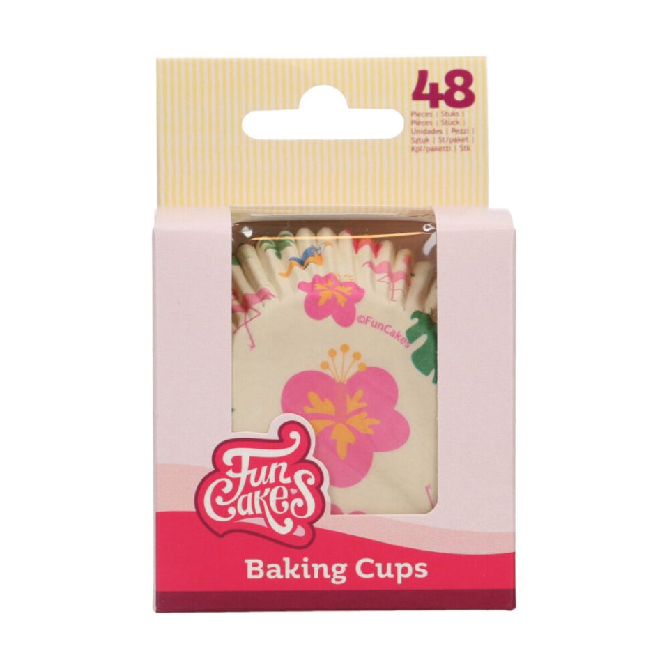 FunCakes cupcakevormpjes Tropical 48 stuks
