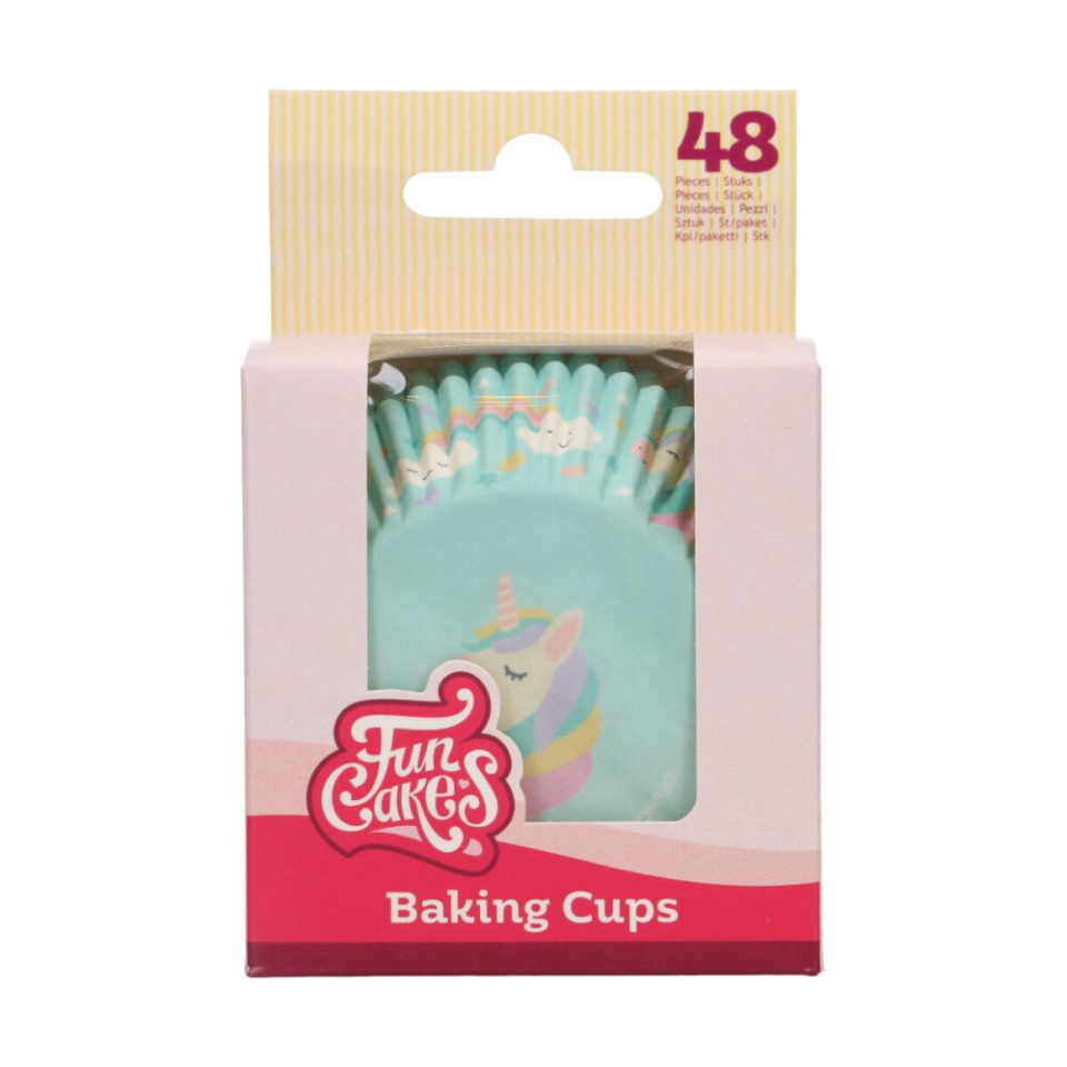 FunCakes cupcakevormpjes Unicorn 48 stuks
