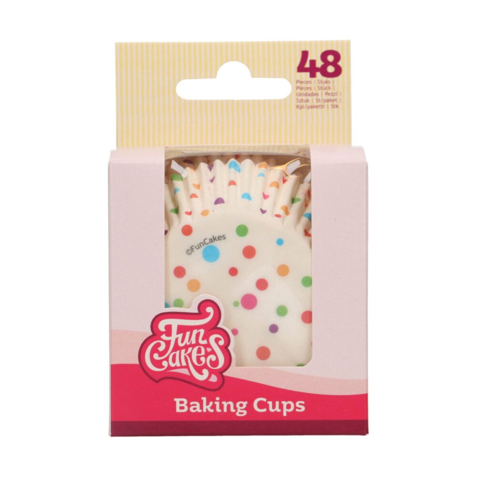 FunCakes cupcakevormpjes Confetti 48 stuks