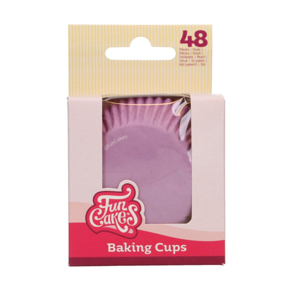 FunCakes cupcakevormpjes Lila 48 stuks