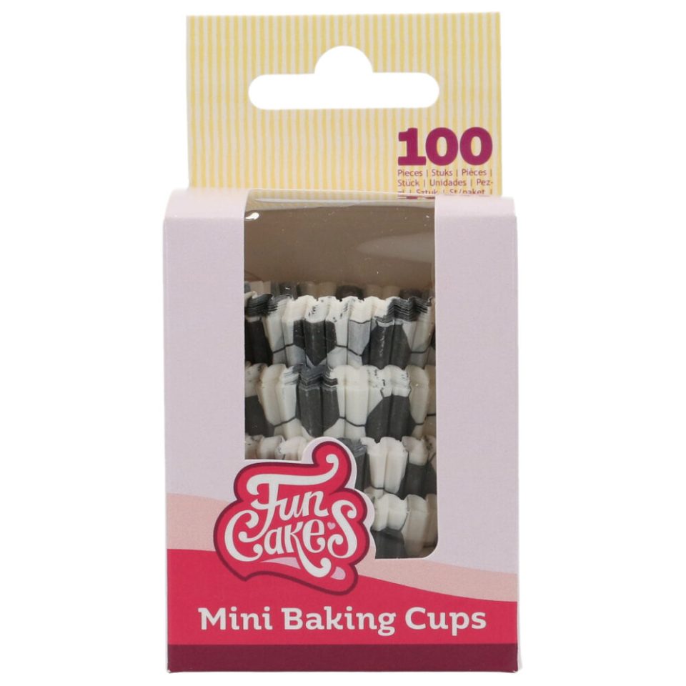 FunCakes Mini cupcakevormpjes Football 100 stuks