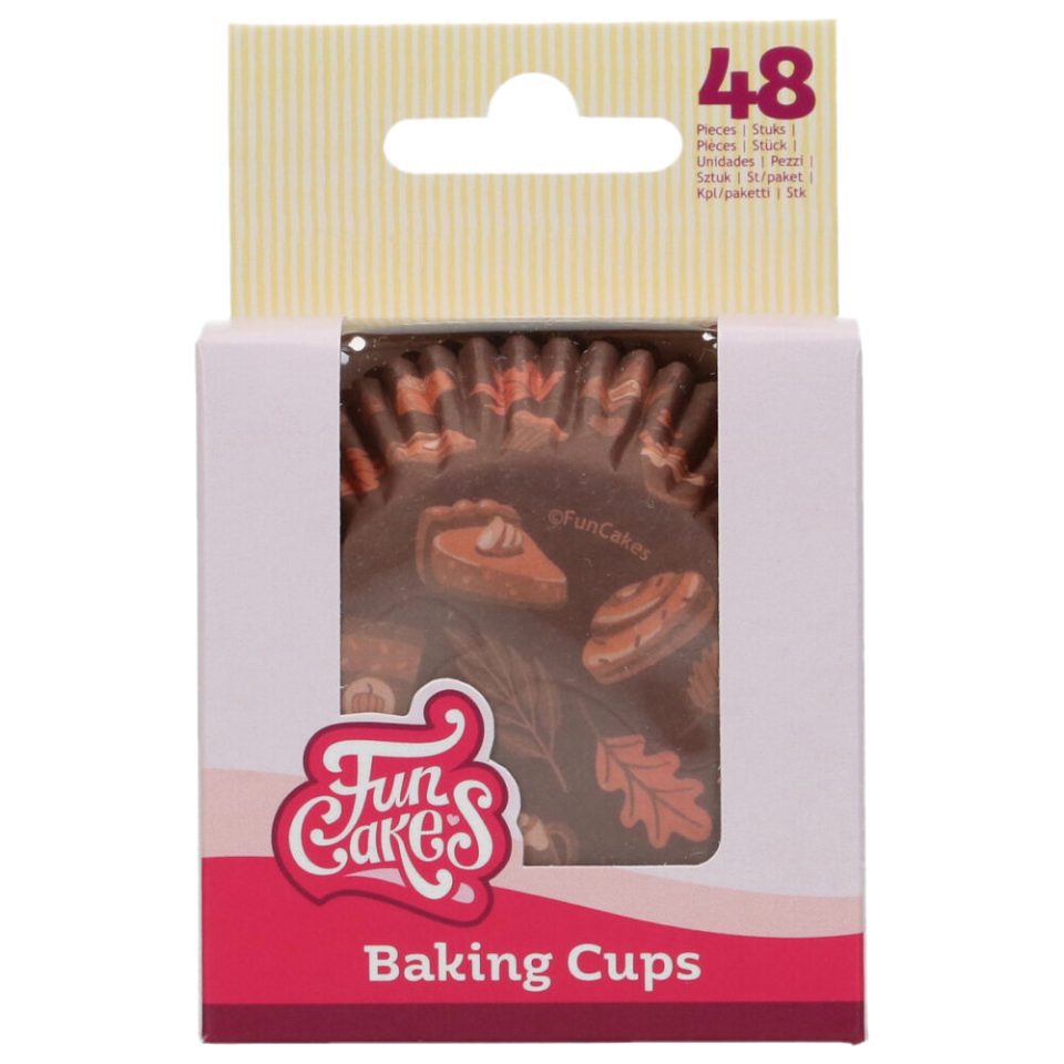 FunCakes cupcakevormpjes Cozy Fall 48 stuks