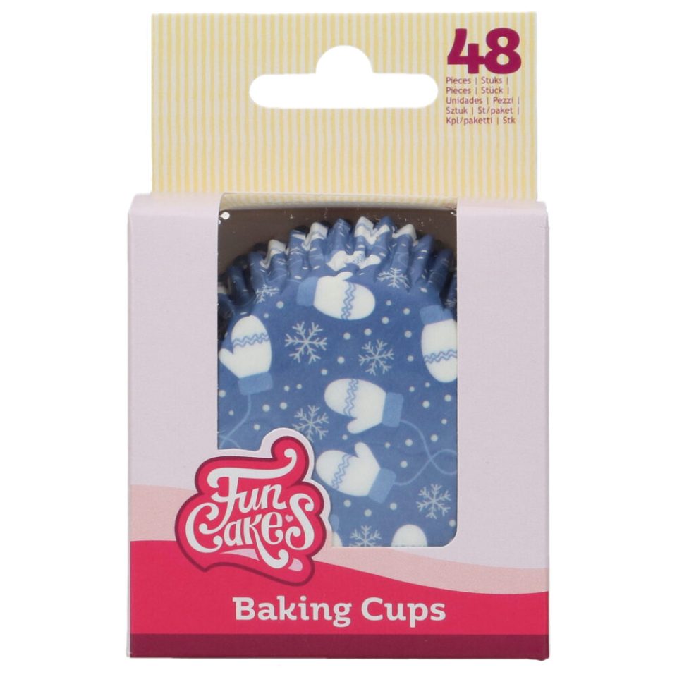 FunCakes cupcakevormpjes Cozy Winter 48 stuks
