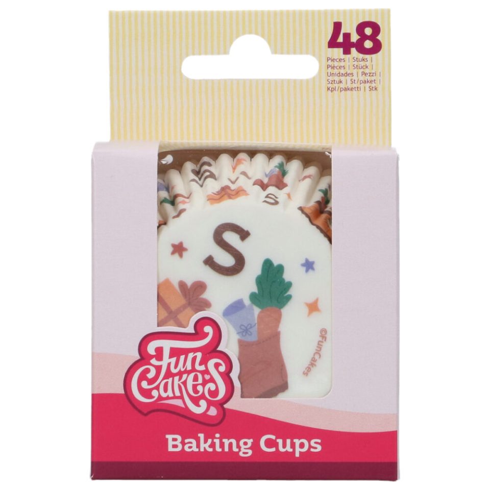 FunCakes cupcakevormpjes Saint Nicholas 48 stuks