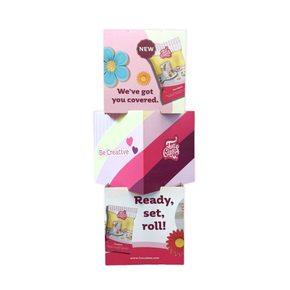 FunCakes Stackable Display Fondant 150x50 cm