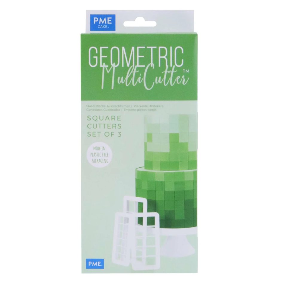PME Geometric Multicutter Square set van 3